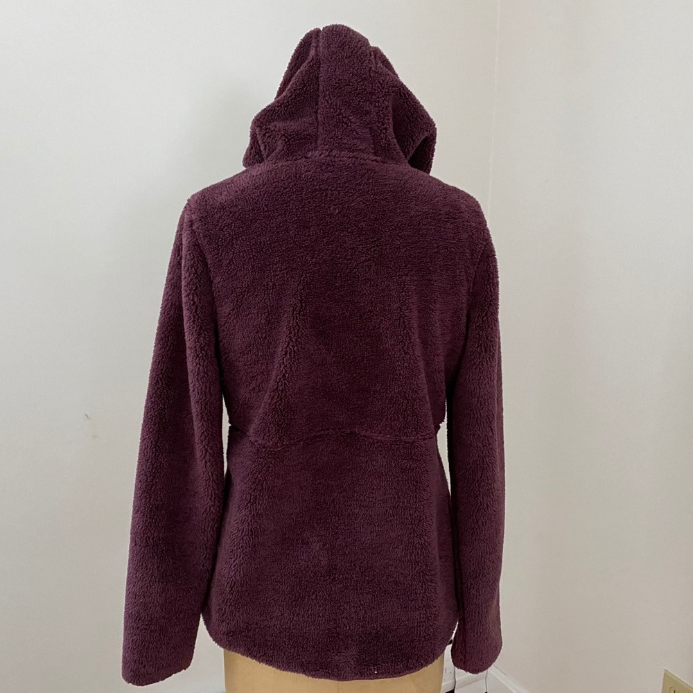 LL Bean Hi Pile fleece pullover hoodie - Picture 6 of 8